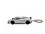 Miniatura Chaveiro Lamborghini Gallardo Branco Metal 1:64 - Imagem 7