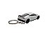 Miniatura Chaveiro Lamborghini Gallardo Branco Metal 1:64 - Imagem 3