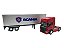 Miniatura Caminhão Scania R730 Vermelho Carreta Baú 1:32 - Imagem 3