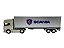 Miniatura Caminhão Scania R730 Dourado Carreta BaúWelly 1:32 - Imagem 7