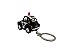 Miniatura Chaveiro Volkswagen Fusca Policia Metal 1:64 - Imagem 4