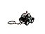 Miniatura Chaveiro Volkswagen Fusca Policia Metal 1:64 - Imagem 3