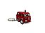 Miniatura Chaveiro Volkswagen Kombi Bombeiro Metal 1:64 - Imagem 2