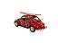 Miniatura Volkswagen Fusca Vermelho Classic Surf Metal 1:24 - Imagem 4