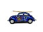Miniatura Volkswagen Fusca Azul Classic Surf Metal 1:24 - Imagem 9