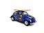 Miniatura Volkswagen Fusca Azul Classic Surf Metal 1:24 - Imagem 2