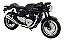 Miniatura Moto Triumph Thruxton Preto Welly 1:18 - Imagem 1