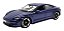 Miniatura Porsche Taycan Turbo S Azul Metal Burago 1:24 - Imagem 1