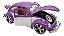 Miniatura Volkswagen Fusca Bicolor Metal Abre Portas 1:18 - Imagem 2