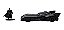 Miniatura Batmóvel Boneco Batman Batmobile Metal 1:32 - Imagem 5
