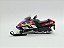Miniatura Moto Snow Turbo Neve Vermelho 1:18 - Imagem 2