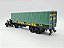 Miniatura Caminhão Articulado Carreta Mack B61 Verde 1:43 - Imagem 6