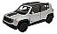 Miniatura Jeep Renegade Prata Metal Welly Escala 1:38 - Imagem 1