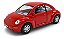 Miniatura Volkswagen New Beetle 2003 Metal Kinsmart 1:32 - Imagem 19