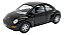 Miniatura Volkswagen New Beetle 2003 Metal Kinsmart 1:32 - Imagem 28