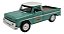 Miniatura Camionete Pick-up Verde Acende Luz E Som 1:38 - Imagem 1