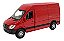 Miniatura Mercedes Benz Sprinter Furgão Vermelho 1:38 - Imagem 1