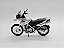Miniatura Moto Bmw F650gs Prata Metal 1:18 - Imagem 2