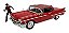 Miniatura Cadillac 1958 Freddy Krueger C/ Boneco 1:24 - Imagem 1