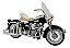Miniatura Moto Harley Davidson Flh Duo Glide 1962 1:18 - Imagem 1