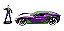 Miniatura Chevrolet Corvette Coringa The Joker C/boneco 1:24 - Imagem 5