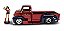 Miniatura Chevy Pickup Mulher Maravilha C/ Boneco 1:24 - Imagem 4