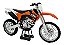 Miniatura Moto Cross Ktm 350 Sx-f Laranja Metal 1:12 - Imagem 1