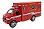 Miniatura Ambulância Vermelho Metal 1:38 - Imagem 1