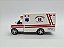 Miniatura Ambulância Branco Metal 1:38 - Imagem 5