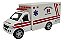 Miniatura Ambulância Branco Metal 1:38 - Imagem 1