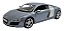 Miniatura Audi R8 Cinza Metal 1:24 - Imagem 1