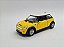 Miniatura Mini Cooper S Amarelo Metal 1:28 - Imagem 6