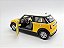 Miniatura Mini Cooper S Amarelo Metal 1:28 - Imagem 3