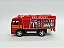 Miniatura Caminhão Rescue Bombeiro Fire Vermelho 1:64 - Imagem 5