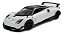 Miniatura Pagani Huayra Bc 2016 Branco Metal 1:38 - Imagem 1