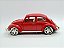Miniatura Volkswagen Fusca Vermelho Rebaixado Metal 1:18 - Imagem 4