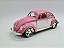 Miniatura Volkswagen Fusca Rosa Rebaixado Metal 1:18 - Imagem 5