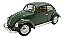 Miniatura Volkswagen Fusca Verde Metal 1:18 - Imagem 1
