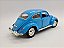 Miniatura Volkswagen Fusca Azul Metal 1:18 - Imagem 8