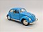 Miniatura Volkswagen Fusca Azul Metal 1:18 - Imagem 7