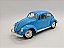 Miniatura Volkswagen Fusca Azul Metal 1:18 - Imagem 4