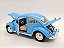 Miniatura Volkswagen Fusca Azul Metal 1:18 - Imagem 2