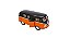Miniatura Volkswagen Kombi 1962 Classic Preto E Laranja 1:32 - Imagem 5