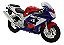 Miniatura Moto Honda Cbr 900 Rr Fireblade Metal 1:18 - Imagem 1