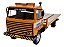Miniatura Caminhão Puma 4t Laranja Guincho Plataforma 1:43 - Imagem 7