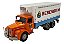 Miniatura Caminhão Scania L75 Laranja Jacaré Truck Baú 1:43 - Imagem 1
