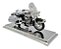 Miniatura Moto Harley Davidson Flh Electra Glide 1966 1:18 - Imagem 1