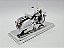 Miniatura Moto Harley Davidson Flh Electra Glide 1966 1:18 - Imagem 4