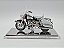 Miniatura Moto Harley Davidson Flh Electra Glide 1966 1:18 - Imagem 8