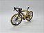 Miniatura Bicicleta Speed Mountain Bike Amarelo Metal 1:10 - Imagem 2